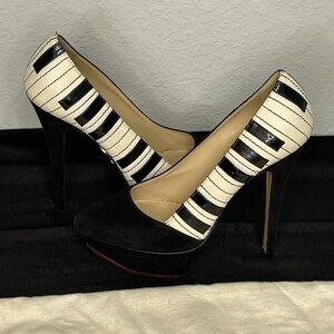 Charlotte Olympia Italian Women's Cindy Piano Heels